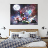 Tractorstrahl Leinwanddruck (Insitu (Schlafzimmer))