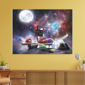 Tractorstrahl Leinwanddruck (Insitu (Wohnzimmer))