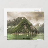 Tracy Arm, Alaska Feiertagspostkarte (Vorne/Hinten)