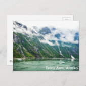 Tracy Arm, Alaska Postkarte (Vorne/Hinten)