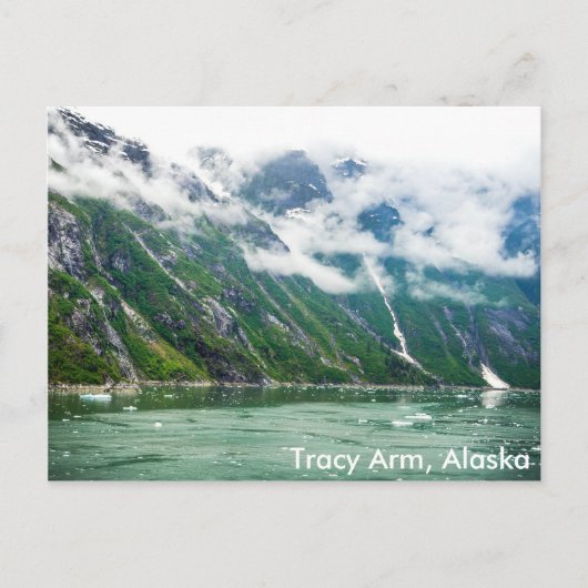 Tracy Arm, Alaska Postkarte (Vorderseite)
