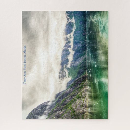 Tracy Arm Fjord Juneau Alaska Puzzle (Vertikal)