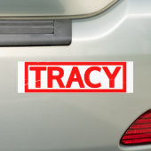 Tracy-Briefmarke Autoaufkleber (Auf Auto)