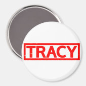 Tracy-Briefmarke Magnet (Vorderseite/Rückseite)