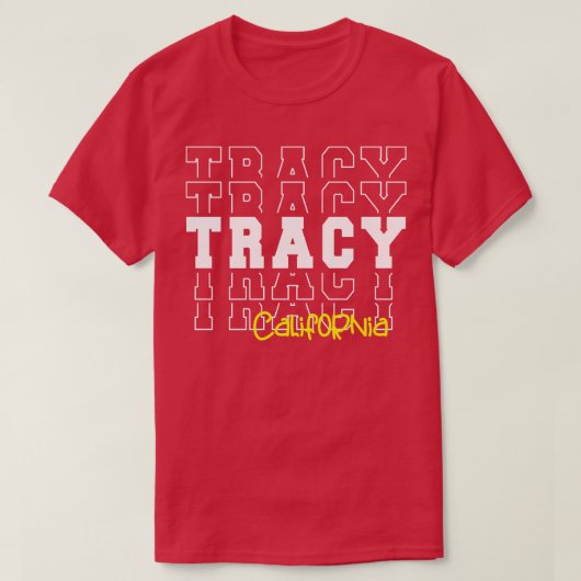 Tracy City California Tracy CA T-Shirt (Design vorne)