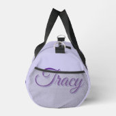 Tracy Mädchenname in Lila, Duffle Bag (Rechts)