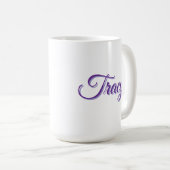 Tracy Mädchenname in Lila, Kaffeetasse (VorderseiteRechts)
