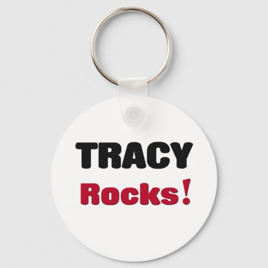 Tracy Rocks Schlüsselanhänger (Vorderseite)