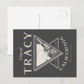 TRACY SAN JOAQUIN KALIFORNIA POSTKARTE (Vorne/Hinten)