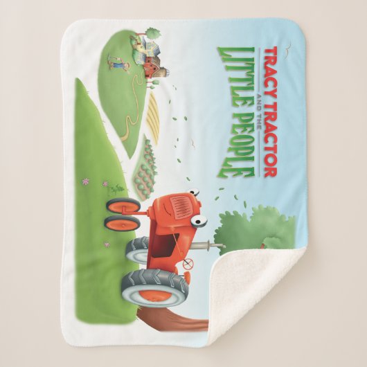 Tracy Tractor Blanket Sherpadecke (Vorderseite)