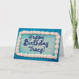 Tracy's Geburtstagskuchen 2016 Karte