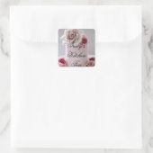 Tracy's Kitchen Tea Quadratischer Aufkleber (Tasche)