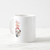 Tracys Kitty, Frohe Festtage Kaffeetasse (Vorderseite Links)