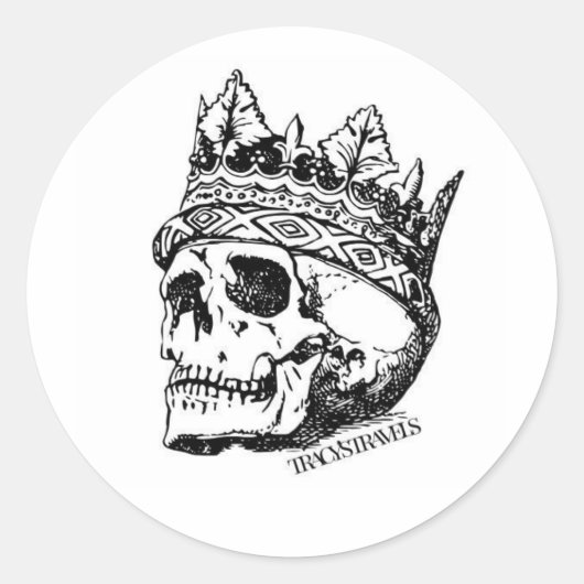 Tracy's Travels Travels-Stickers Runder Aufkleber (Vorderseite)