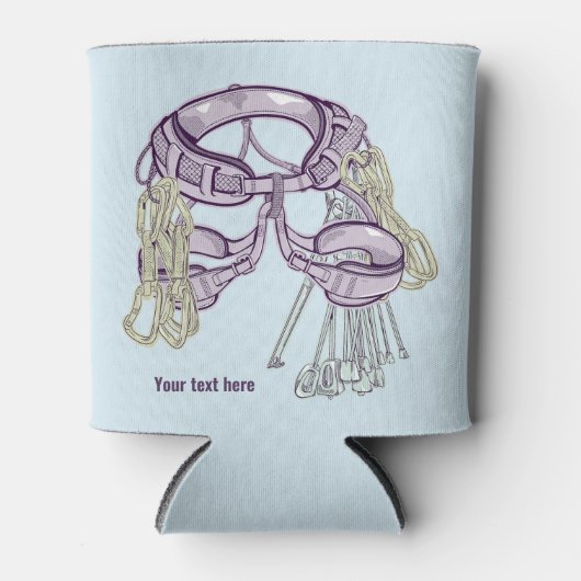 Trad Klettergurt und Ausrüstung Dosenkühler (Vorderseite)