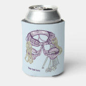 Trad Klettergurt und Ausrüstung Dosenkühler (Kanne Rückseite)