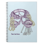 Trad Klettergurt und Ausrüstung Notizblock (Vorderseite)