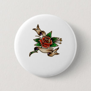 Trad Tattoo 005 Aufkleber Button