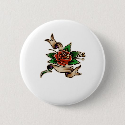 Trad Tattoo 005 Aufkleber  Button (Vorderseite)