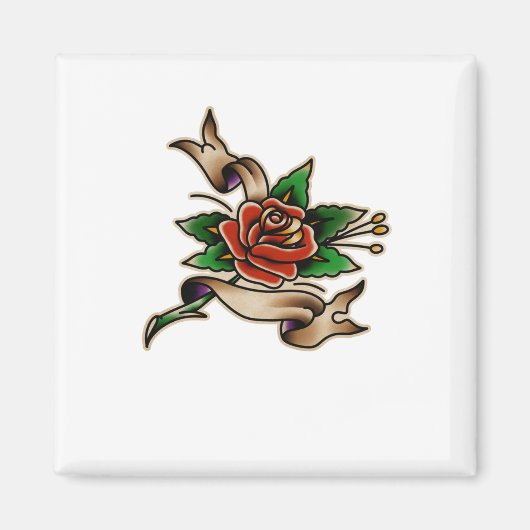 Trad Tattoo 005 Aufkleber Magnet (Vorne)
