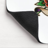 Trad Tattoo 005 Aufkleber Mousepad (Ecke)