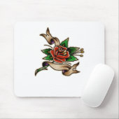 Trad Tattoo 005 Aufkleber Mousepad (Mit Mouse)
