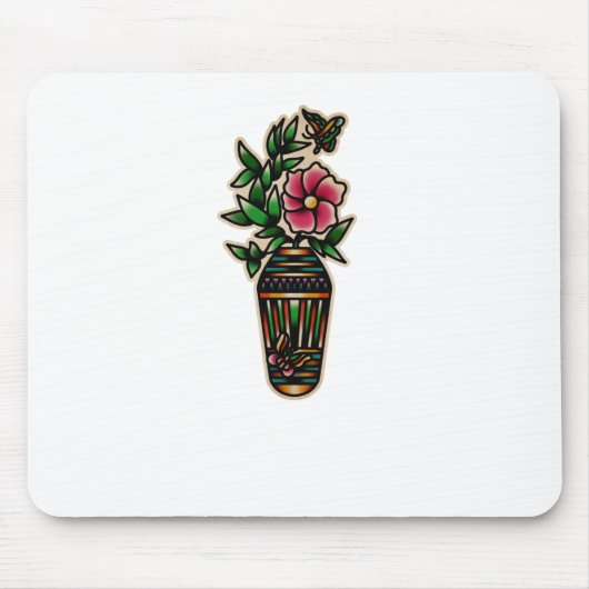 Trad Tattoo 006 Aufkleber Mousepad (Vorne)