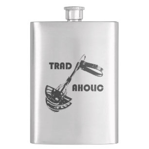 Tradaholic Rock Climber Flachmann