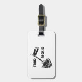 Tradaholic Rock Climber Gepäckanhänger (Vorderseite vertikal)