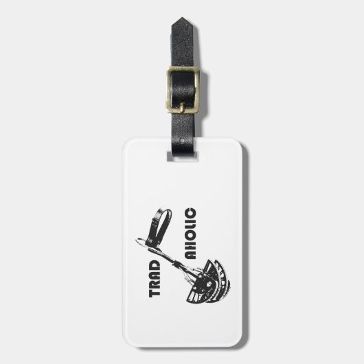 Tradaholic Rock Climber Gepäckanhänger (Vorderseite vertikal)