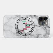 Trade Design | Bärisches Muster Marmor | Pips Case-Mate iPhone Hülle (Rückseite (Horizontal))