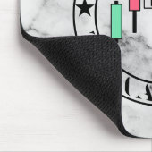 Trade Design | Bärisches Muster Marmor | Pips Mousepad (Ecke)