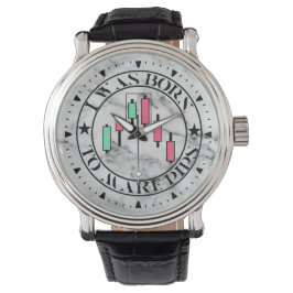 Trade Design | Bearish pattern Marble | Pips Armbanduhr