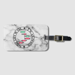 Trade Design | Bearish pattern Marble | Pips Gepäckanhänger