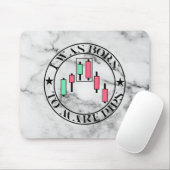 Trade Design | Bearish pattern Marble | Pips Mousepad (Mit Mouse)
