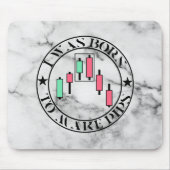 Trade Design | Bearish pattern Marble | Pips Mousepad (Vorne)