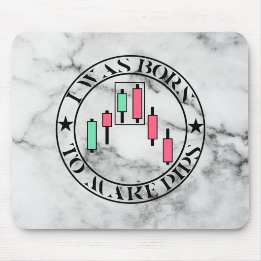 Trade Design | Bearish pattern Marble | Pips Mousepad (Vorne)