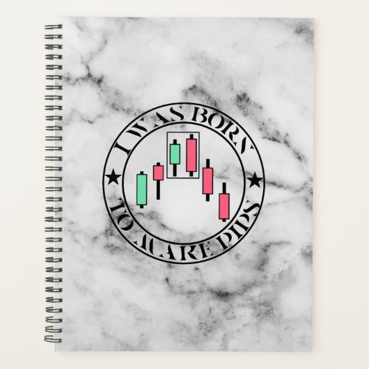 Trade Design | Bearish pattern Marble | Pips Planer (Vorderseite)