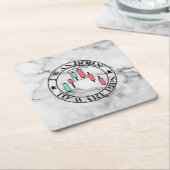 Trade Design | Bearish pattern Marble | Pips Rechteckiger Pappuntersetzer (angewinkelt)