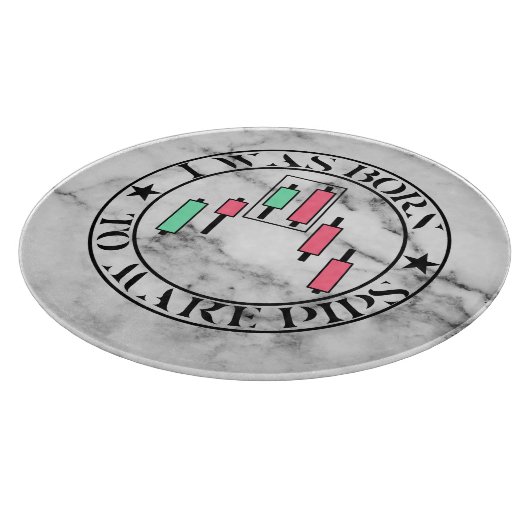 Trade Design | Bearish pattern Marble | Pips Schneidebrett (Ecke)