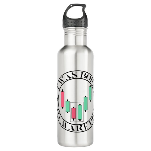 Trade Design | Bullish pattern | Pips Edelstahlflasche (Vorderseite)