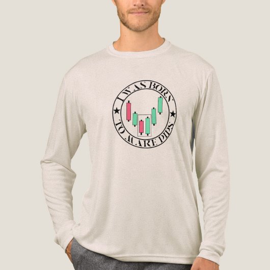 Trade Design | Bullish pattern | Pips Tri-Blend Shirt (Vorderseite)