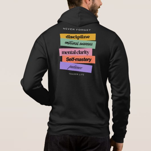 Trade design | Reminder | Motivation Hoodie (Rückseite)