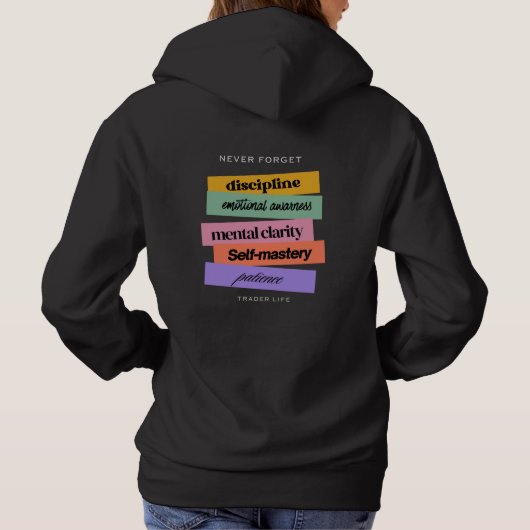 Trade design | Reminder | Motivation Hoodie (Rückseite)