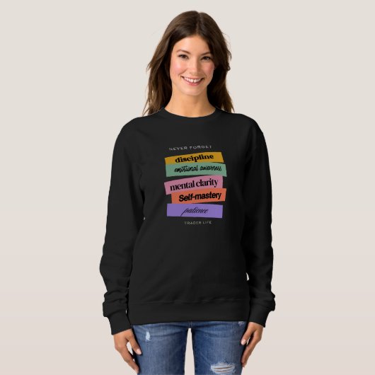 Trade design | Reminder | Motivation Sweatshirt (Vorne ganz)