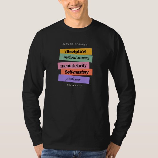 Trade design | Reminder | Motivation T-Shirt (Vorderseite)