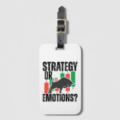 Trade Motivation | Bull market | Strategy Gepäckanhänger (Vorderseite Vertikal)