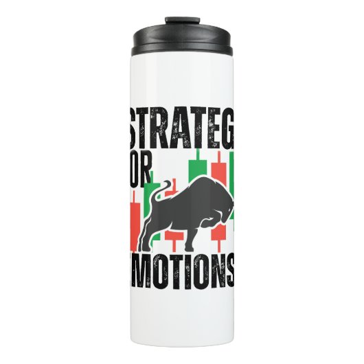 Trade Motivation | Bull market | Strategy  Thermosbecher (Vorderseite)