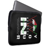 Trade Motivation | Bullish | Pattern Laptopschutzhülle (Vorne Rechts)