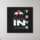 Trade Motivation | Bullish | Pattern Leinwanddruck (Vorderseite)